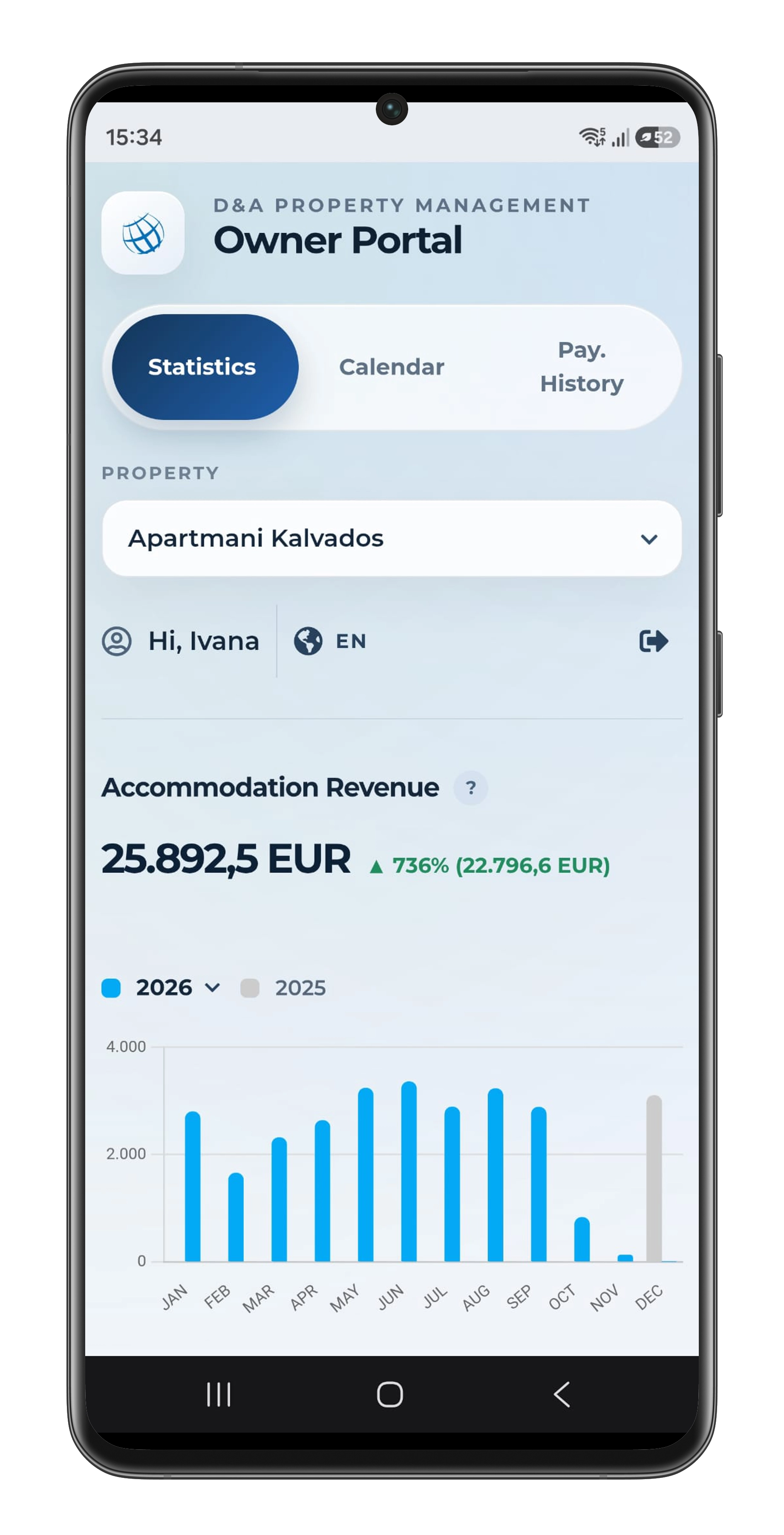 D&A mobile booking experience placeholder
