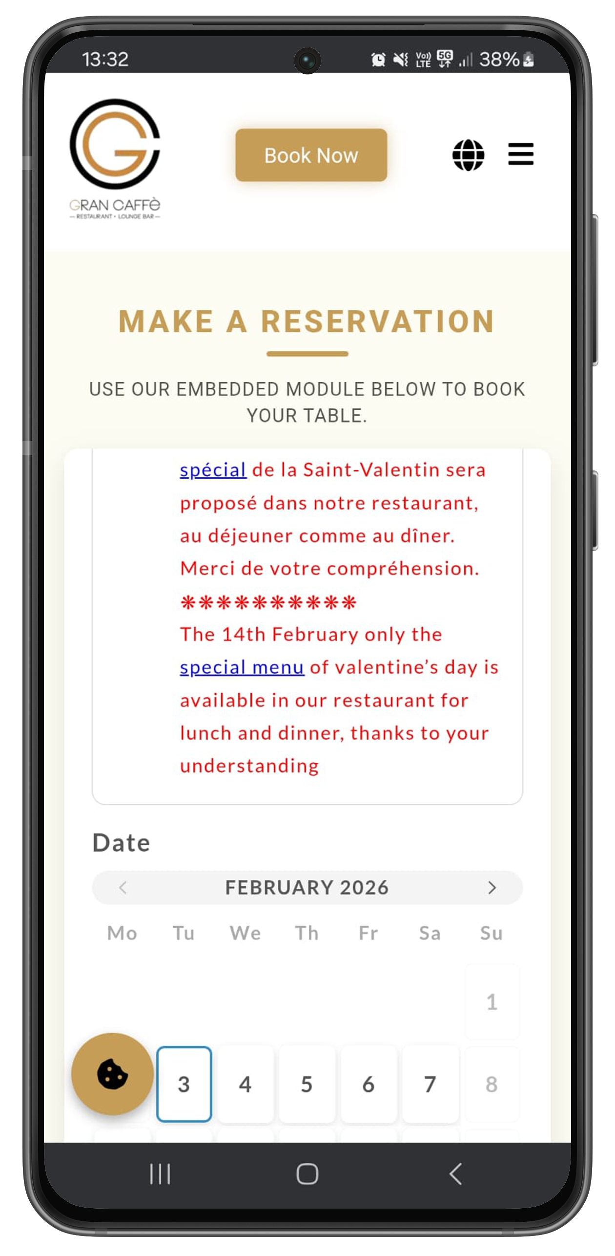 Mobilno iskustvo rezervacije